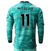 Voetbalshirts Clubs Liverpool 2020-21 Mohamed Salah 11 Uitshirt Lange Mouw..